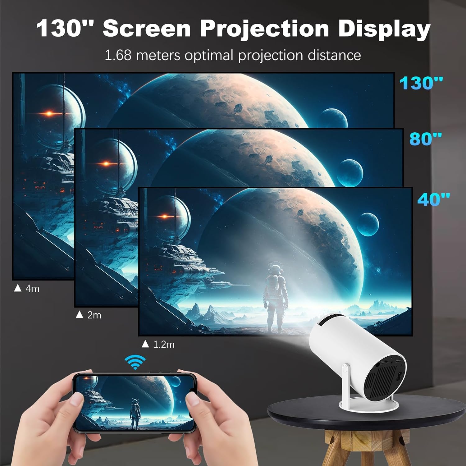 Grabio™ Smart 4K Projector