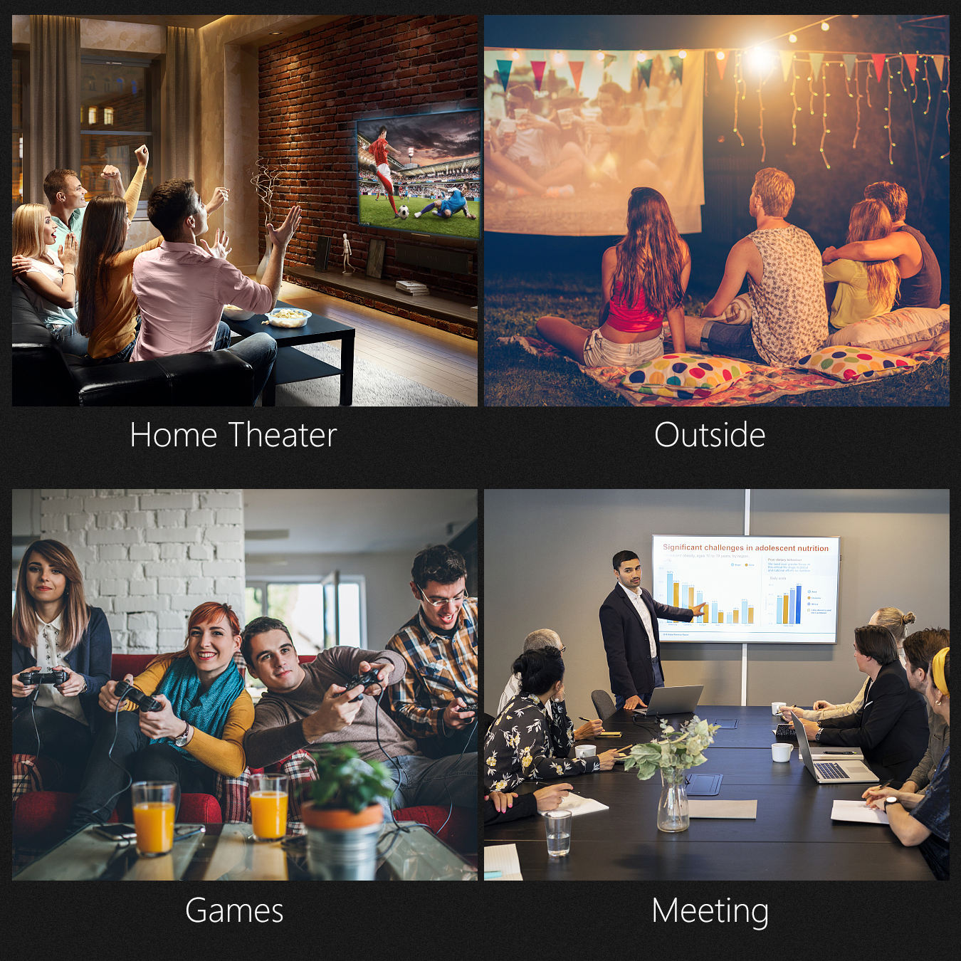 Grabio™ Smart 4K Projector